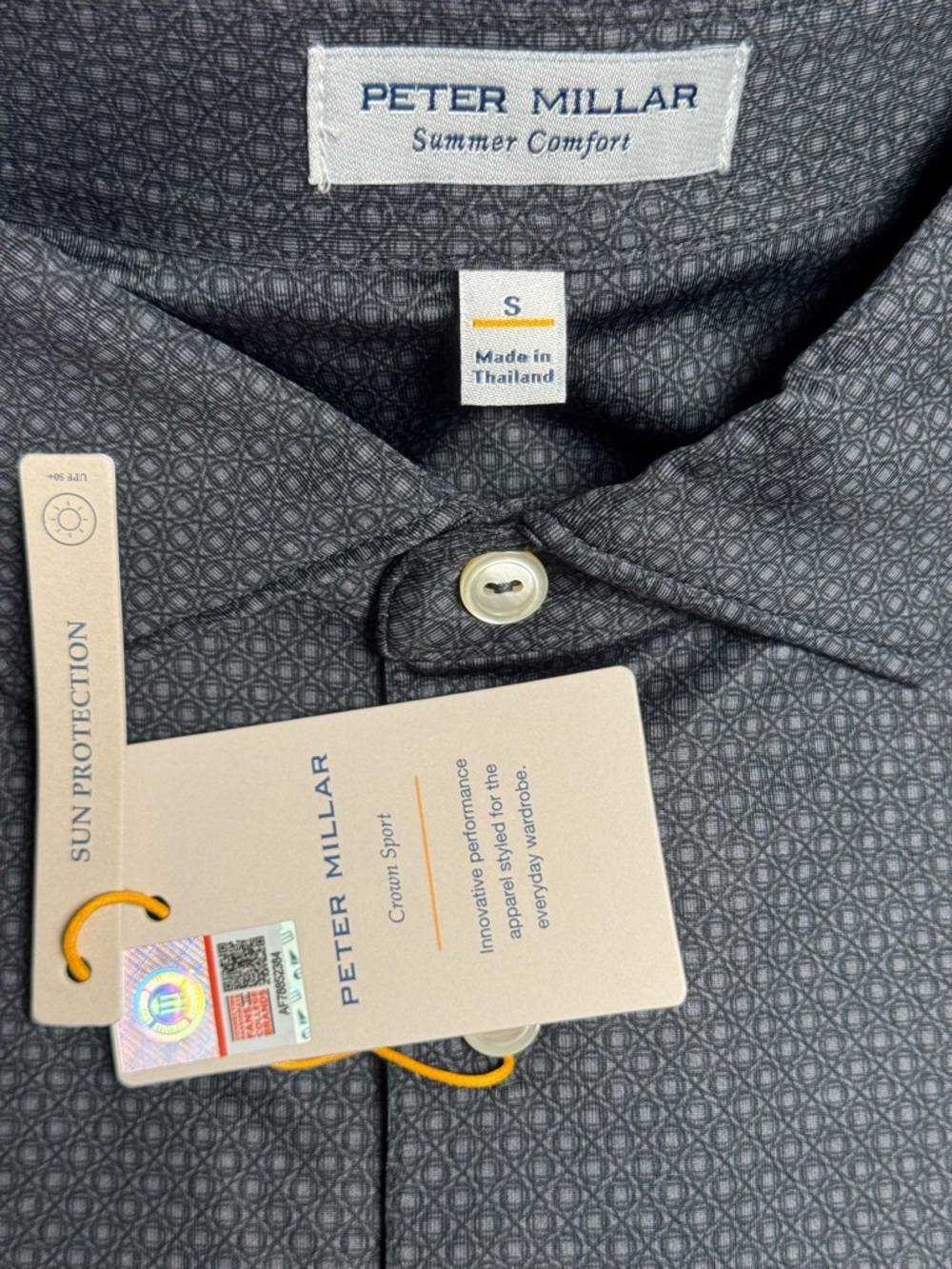 PETER MILLAR Tennessee Vault Tesseract Performance Jersey Polo - Picture 6 of 8